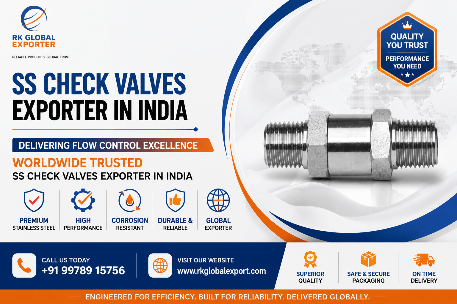 SS Check Valves Exporter in India