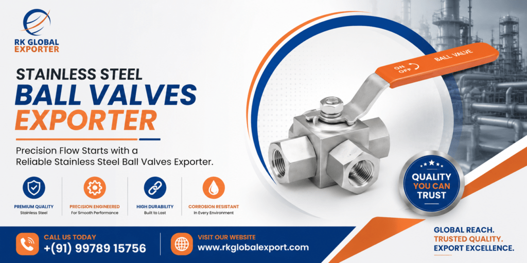Stainless Steel Ball Valves Exporter
