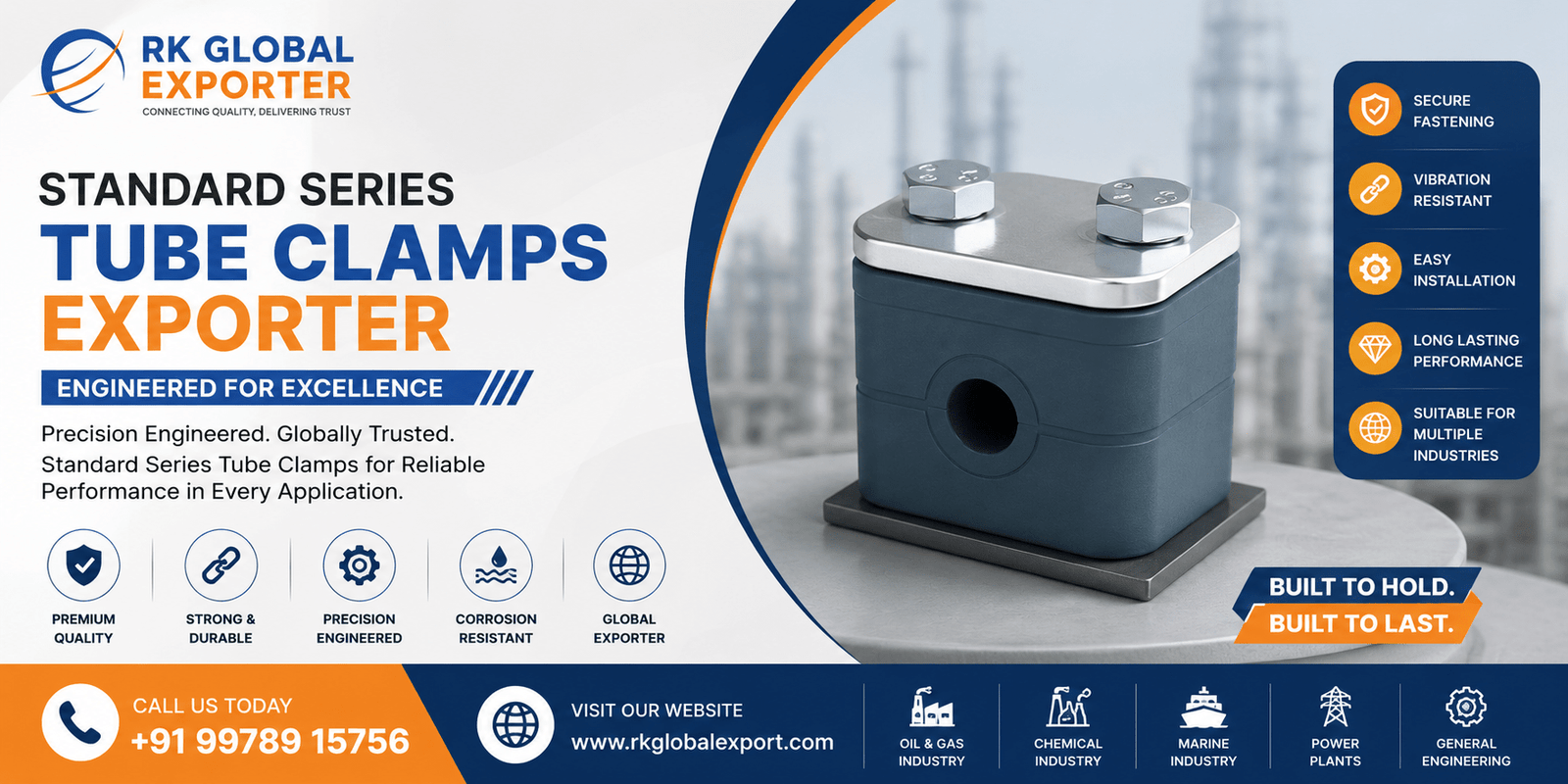 Standard Series Tube Clamps Exporter