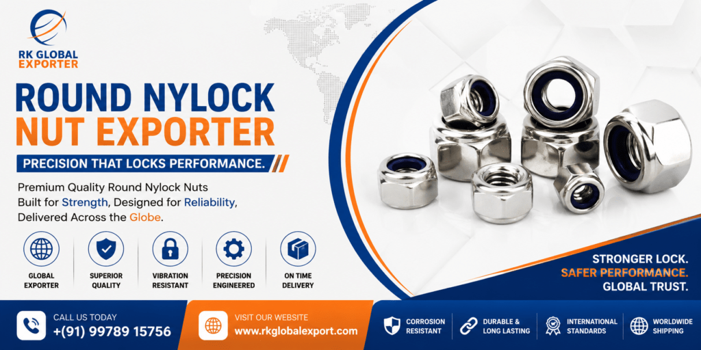 Round Nylock Nut Exporter