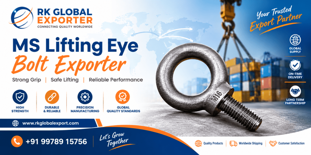 MS Lifting Eye Bolt Exporter