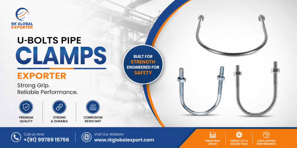 U-Bolts Pipe Clamps Exporter