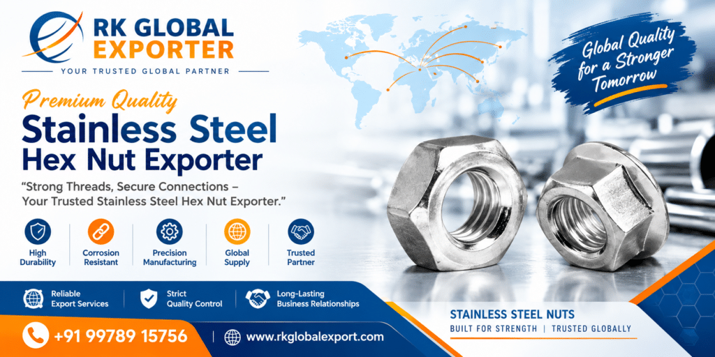 Stainless Steel Hex Nut Exporter